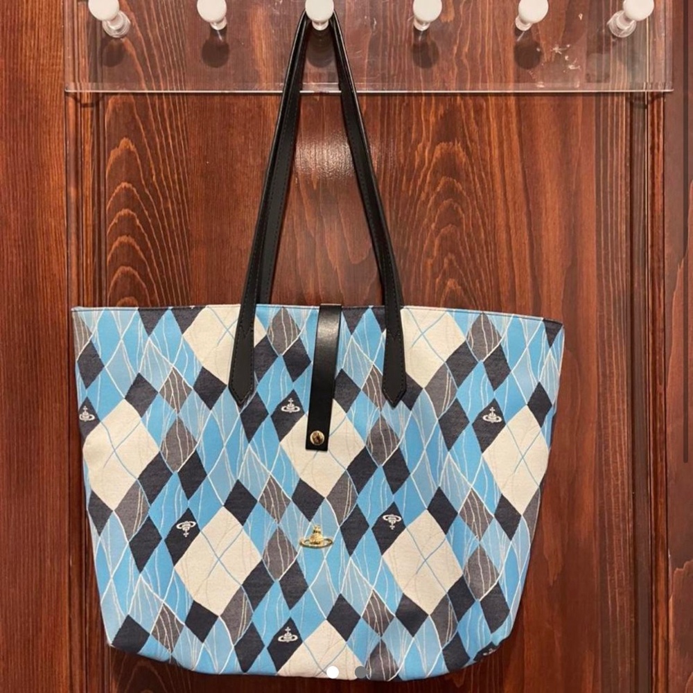 Vivienne west tote bag